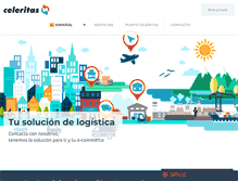 Tablet Screenshot of celeritastransporte.com